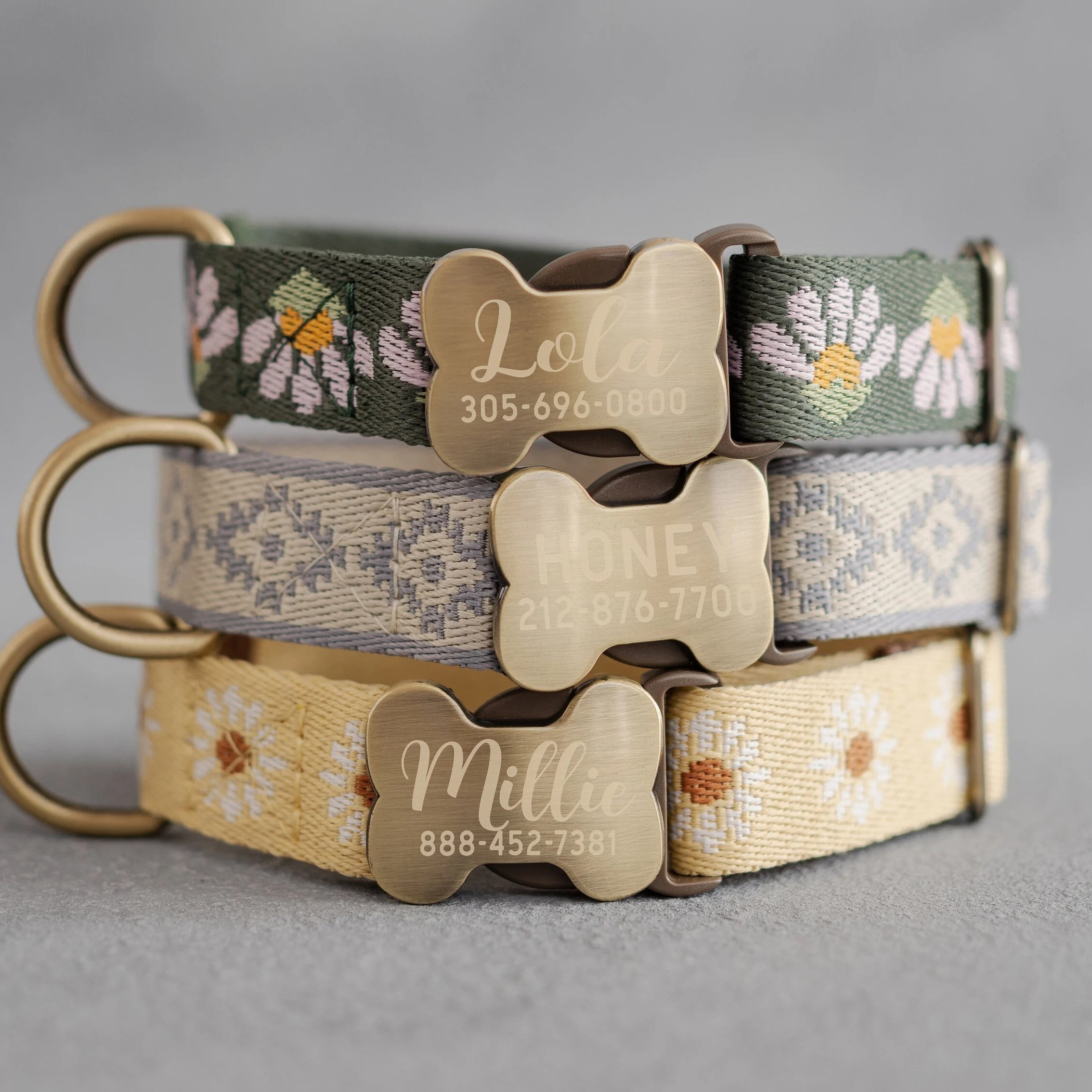 Personalized Name Dog Collar  For Small To Large Dogs