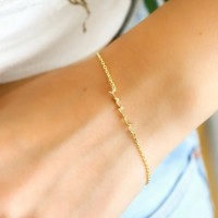 Personalized Dainty Name Bracelet Best Jewelry Gift for Mom