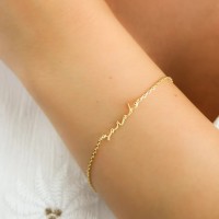 Personalized Dainty Name Bracelet Best Jewelry Gift for Mom