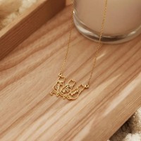 Personalized Dainty Cat Name Necklace Cat Lovers Memorial Gift