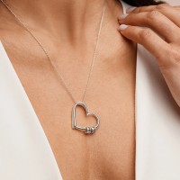 Personalized 1 to 5 Names Pendant Heart Necklace Attractive Jewelry Gifts For Women