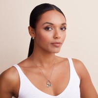 Personalized 1 to 5 Initials Pendant Heart Necklace Attractive Jewelry Gifts For Women