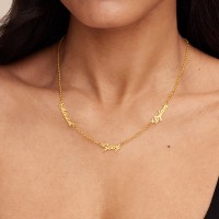 Personalized 1 to 5 Names Necklace Attractive Jewelry Gifts For Women