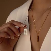 Personalized Tarot  Card Pendant Jewelry Charm Gift for Her