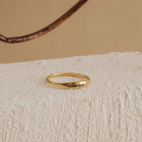 Personalized Rings With Birth Flower Unique Gift For Mother's Day