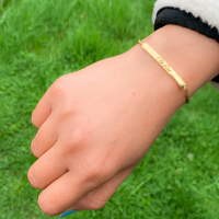 Custom Arabic Slider Name Bracelet Bismillah Personalized Jewelry For Mother's Day