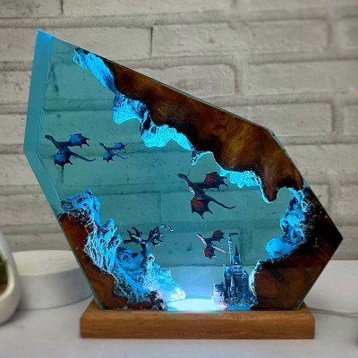 HOT SALE❗❗ Flying Dragon Resin Night Light Christmas Gift