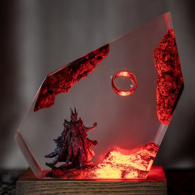 Epoxy Resin Art Lamp for Movie Lover