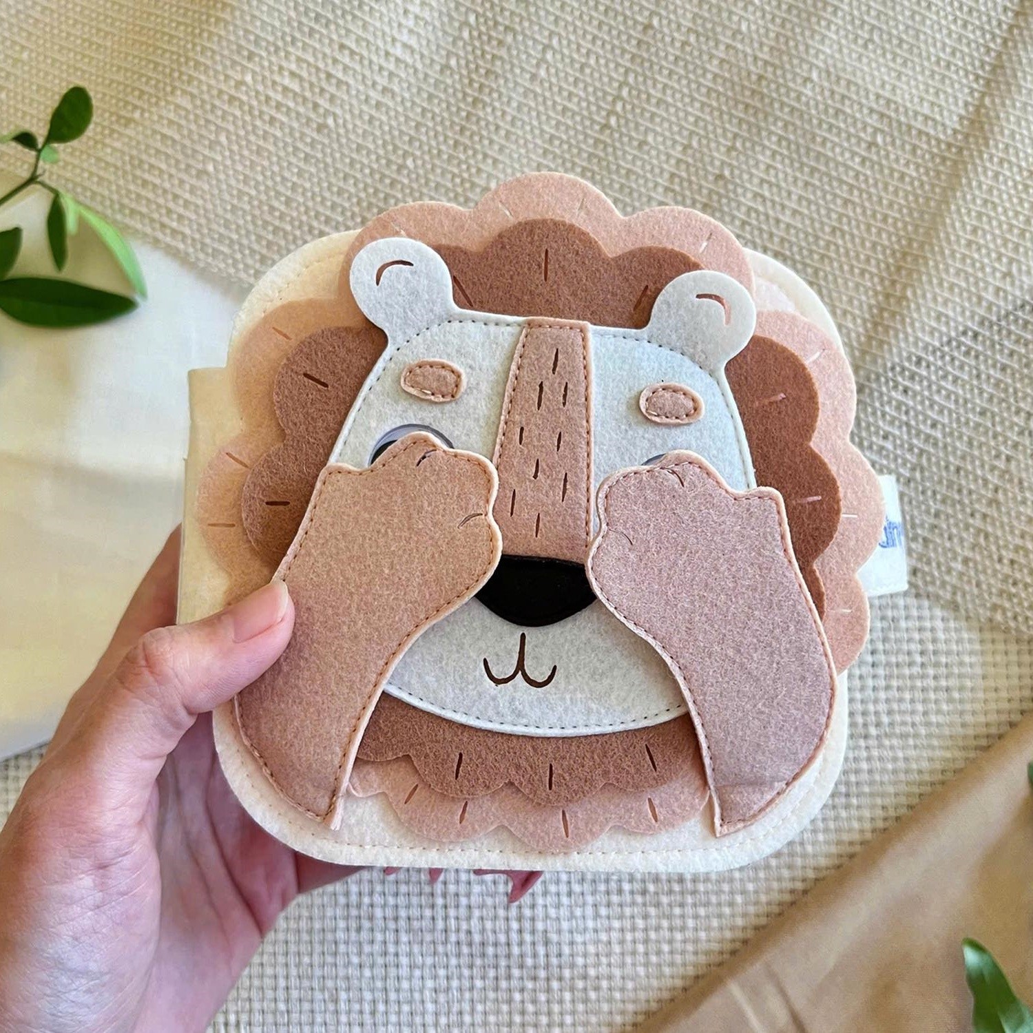Handmade Felt Quiet Book Personalized Gift For Baby Boy And Girl