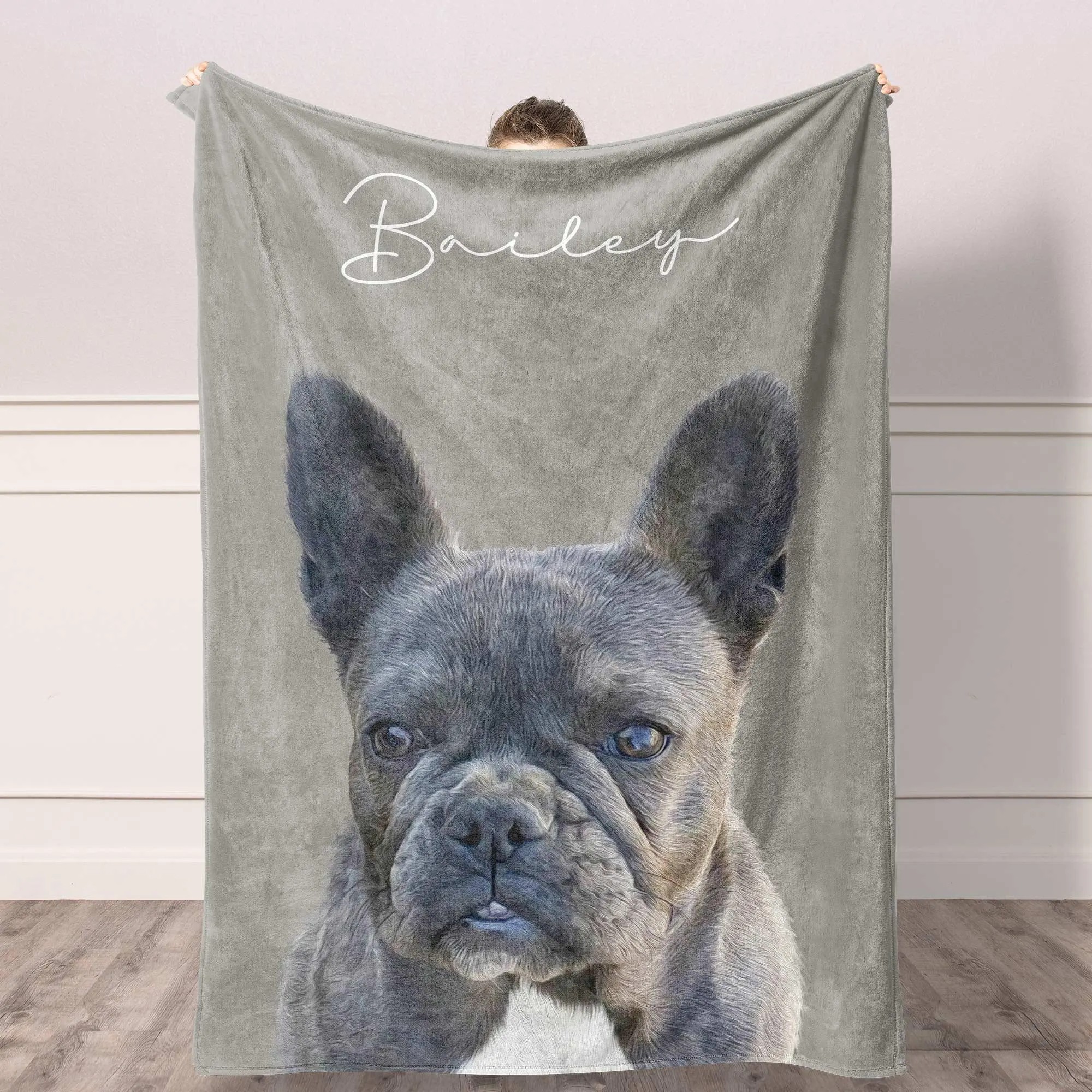 Personalized Pet Memorial Gifts Custom Dog Photo Blanket