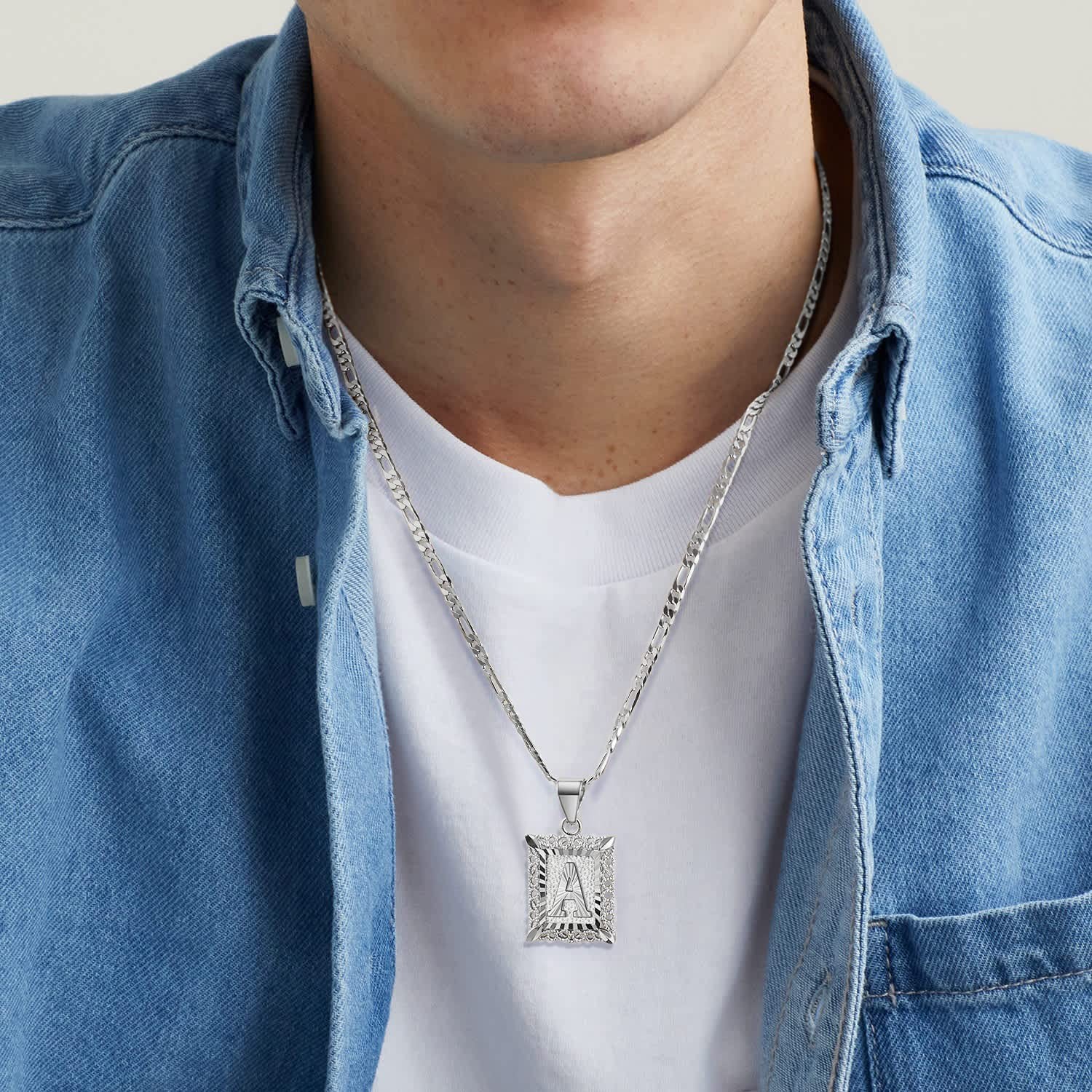 Personalized Dainty Initial Engraved Necklace Best Jewelry Gifts