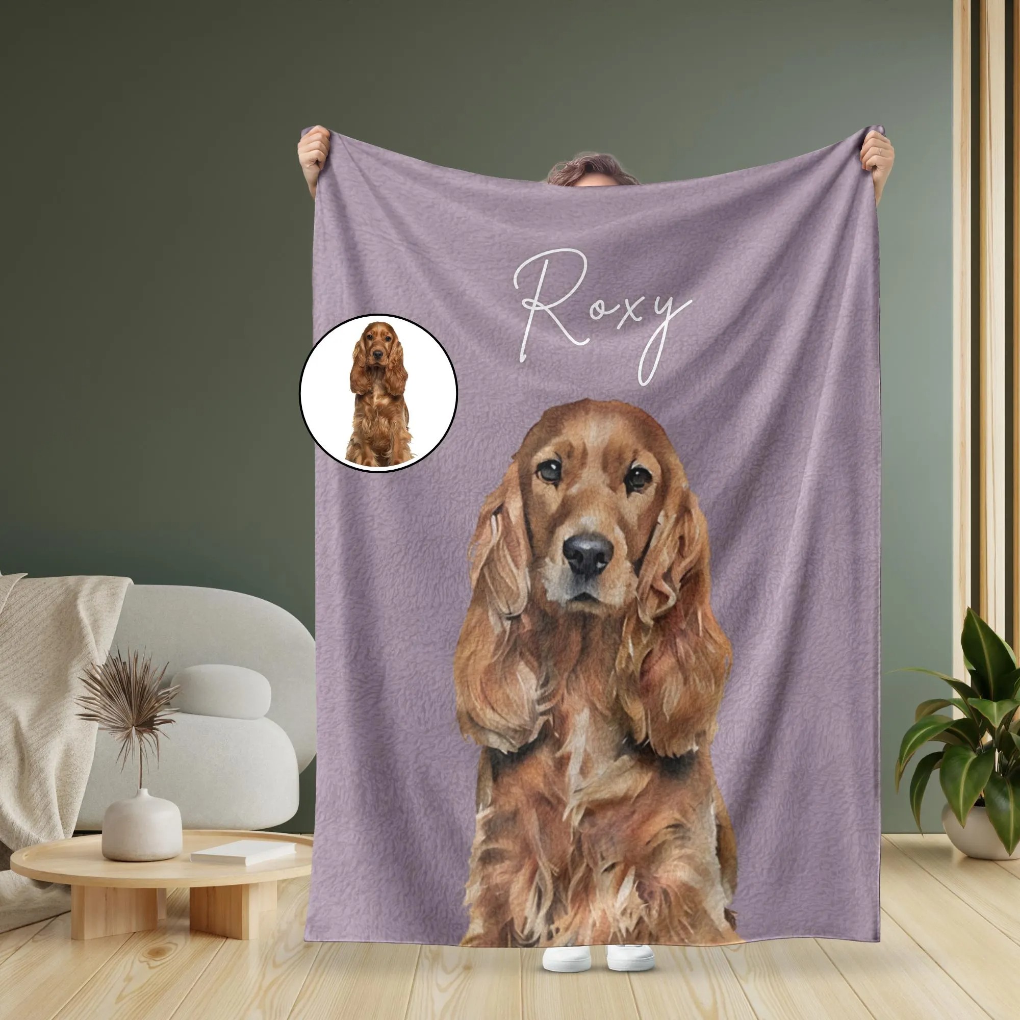 Personalized Pet Memorial Gifts Custom Dog Photo Blanket