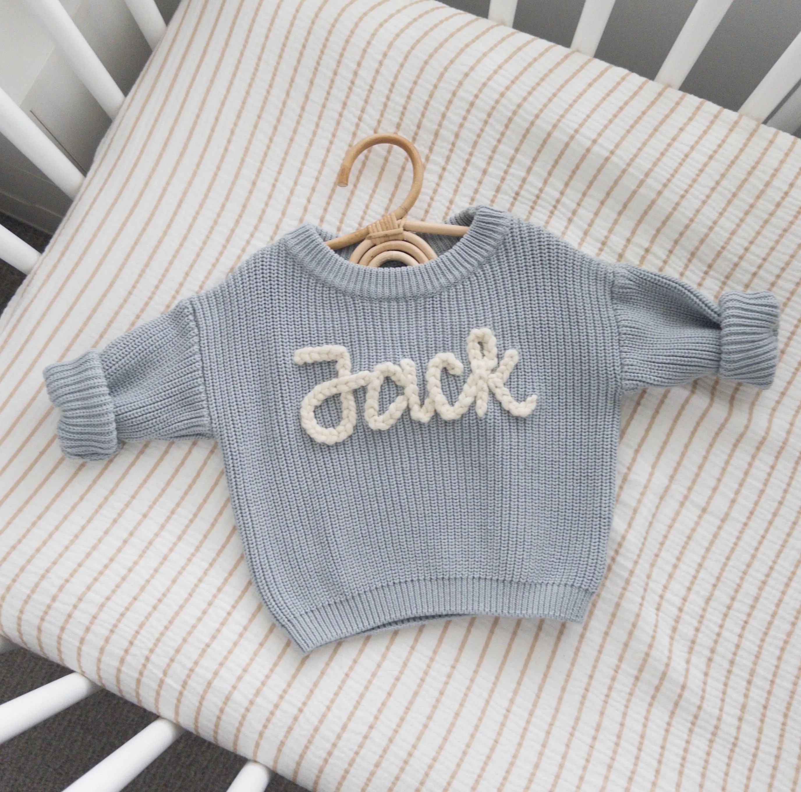 Personalized Children's Sweater With Name Best Gift For Newborn