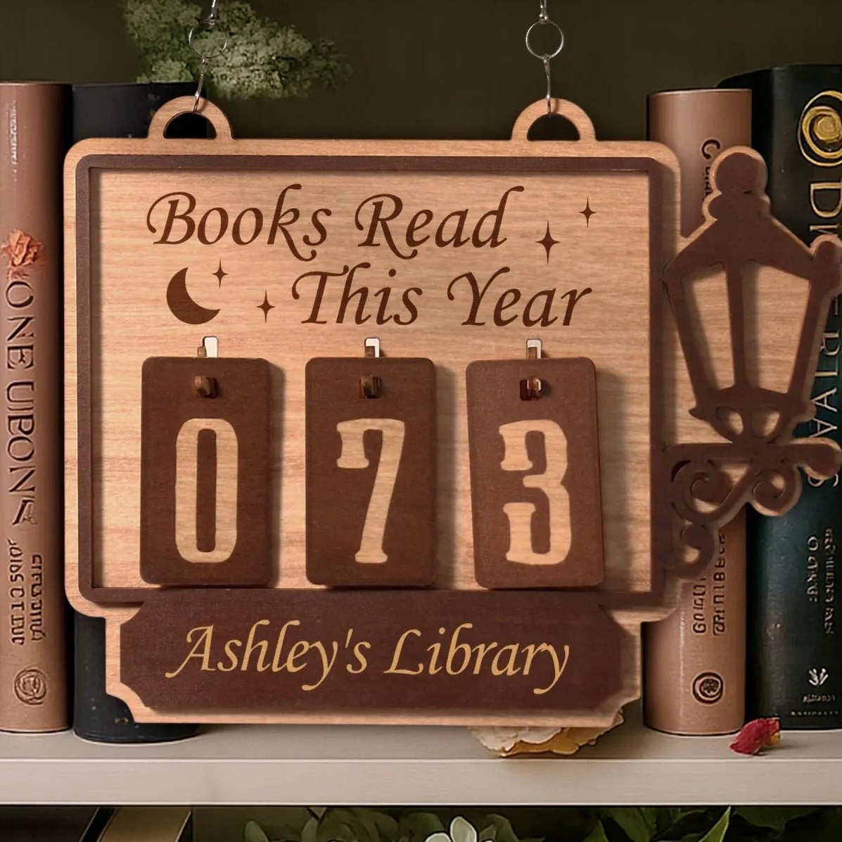 Personalized Retro Book Reading Tracker Best Gift For Book Lover