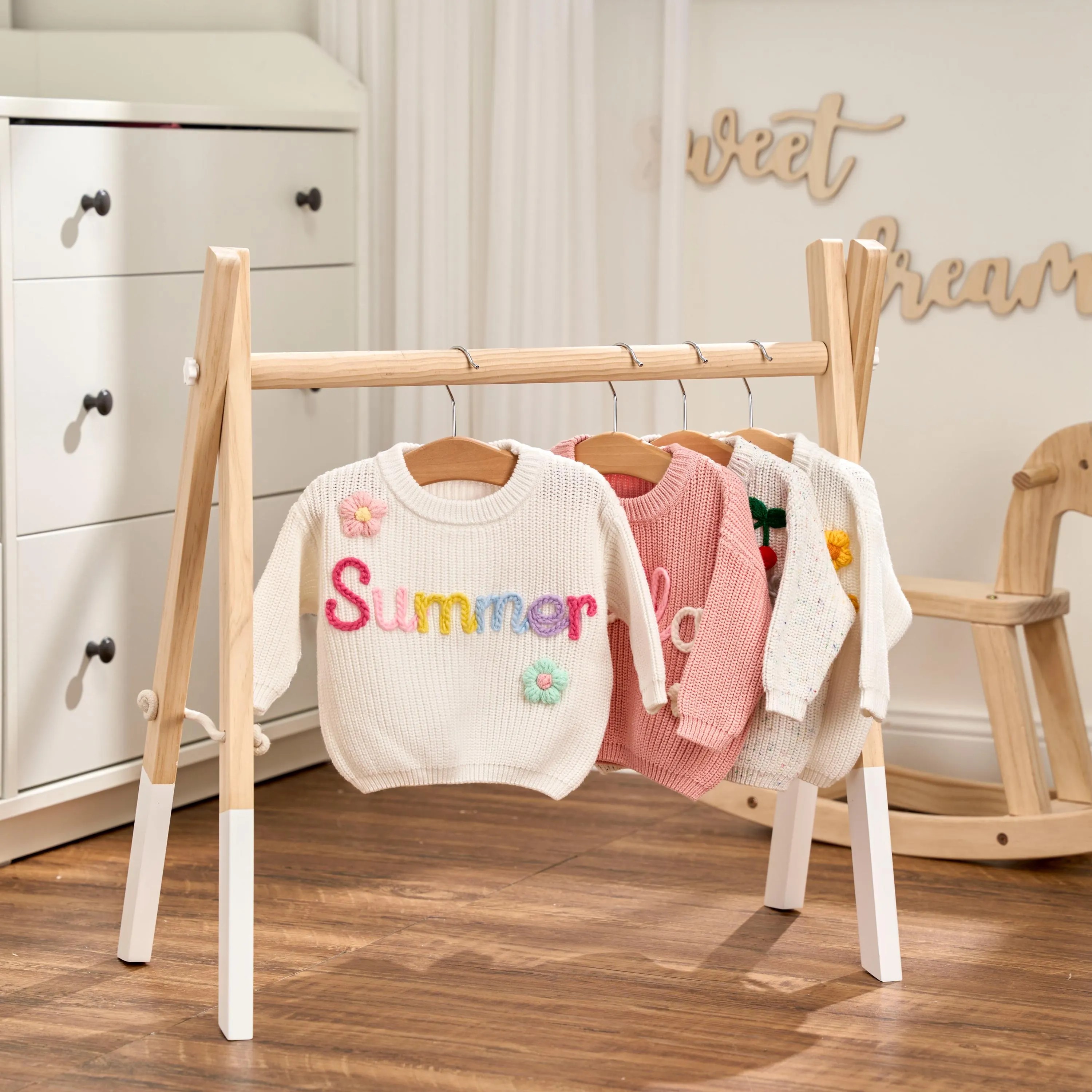 Personalized Children's Sweater And Socks Set With Name