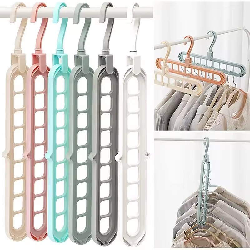 6 Multi-Functional Magic Clothes Hanger For Storage