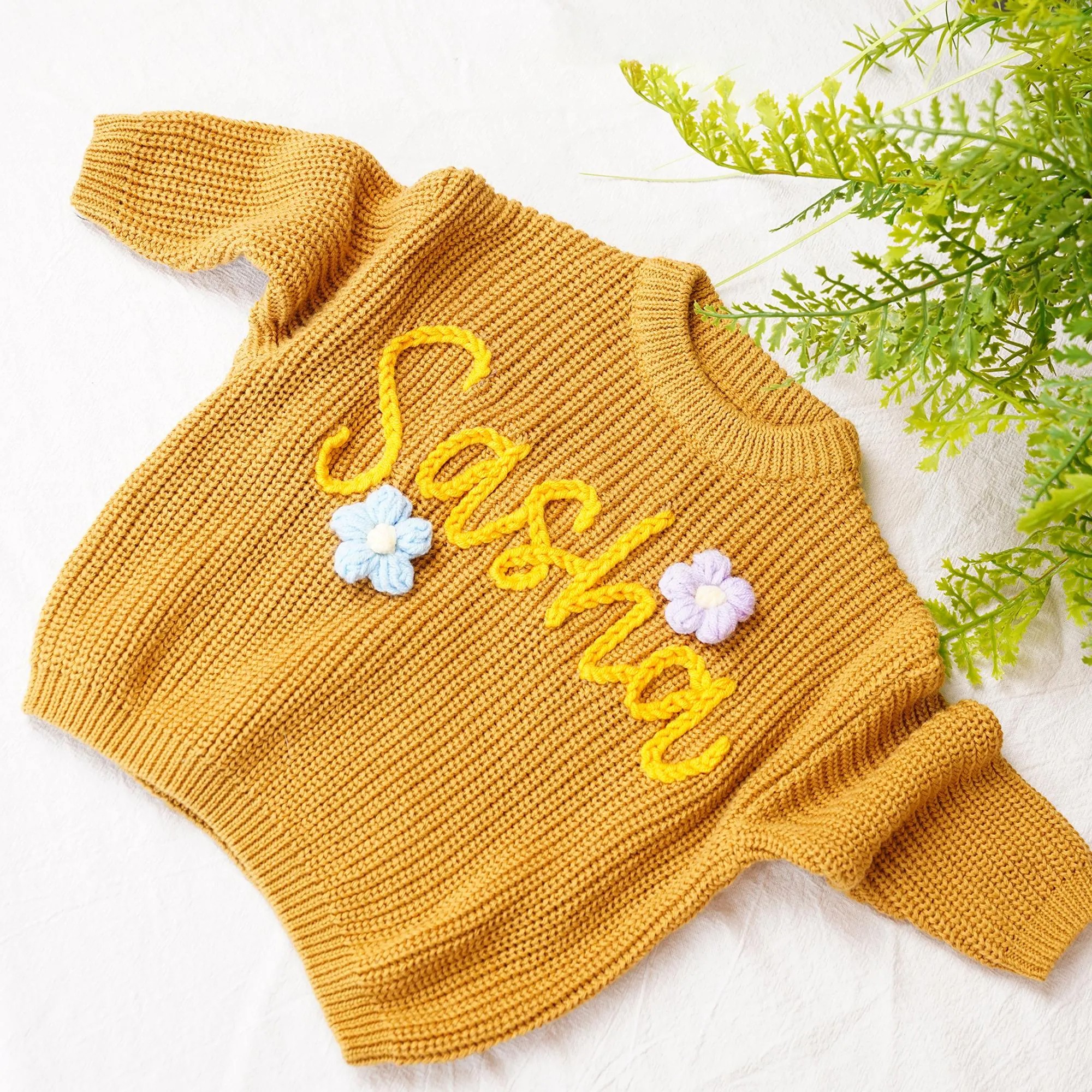 Personalized Children's Sweater With Name Best Gift For Newborn