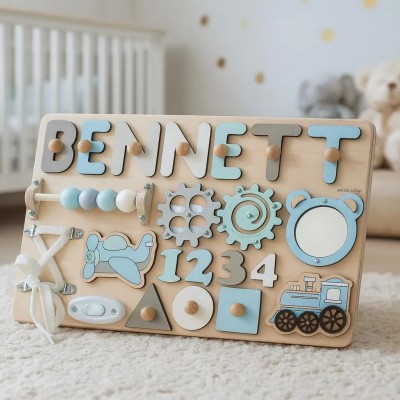 Personalized Baby Name Puzzle Early Learning Gift Baby Room Decor