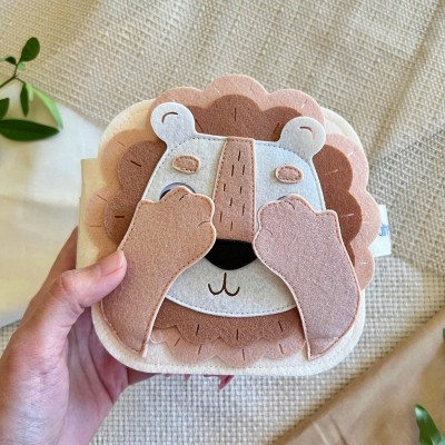 Handmade Felt Quiet Book Personalized Gift For Baby Boy And Girl