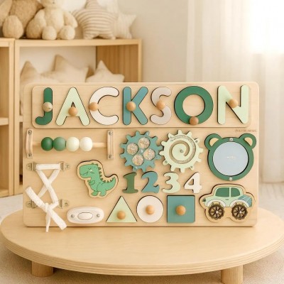 Personalized Baby Name Puzzle Early Learning Gift Baby Room Decor