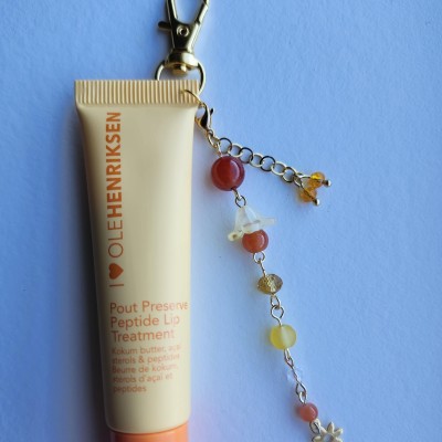 Custom Charm Accessory Trendy Cute Lip Gloss Keychain Perfect Gift For Girlfriend