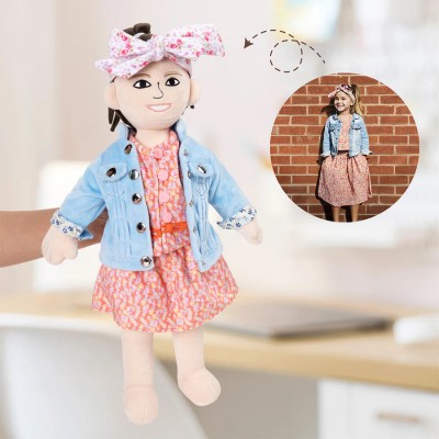 Personalized Children's Doll Turn Your Kids' Photos Into Stuffed Dolls
