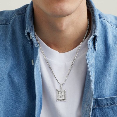 Personalized Dainty Initial Engraved Necklace Best Jewelry Gifts