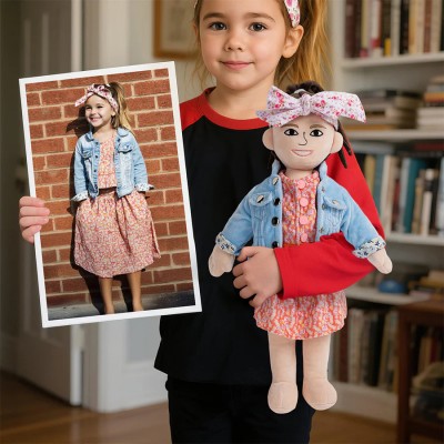 Personalized Children's Doll Turn Your Kids' Photos Into Stuffed Dolls