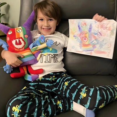 Personalized Children's Doll Turn Your Kids' Photos Into Stuffed Dolls
