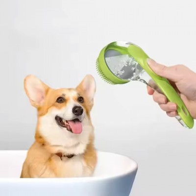 Long-handled Soft Silicone Massage Brush Suitable For Pet