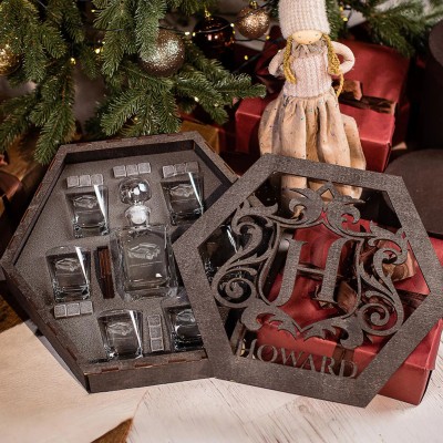 Personalized Name Saban Field At Bryant-Denny Stadium Large Whiskey Glass Set