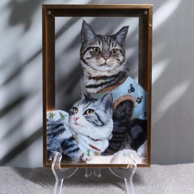 Personalized 3D Multi-Layered Pet Portraits The Best Memorial Gifts For Pet Lovers