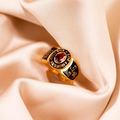 Personalized Name Engraved Graduation Ring Best Gift For Graduates