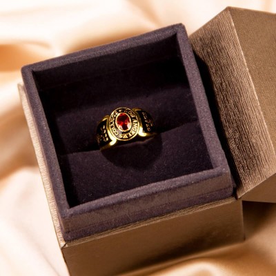Personalized Name Engraved Graduation Ring Best Gift For Graduates