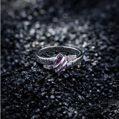 Personalized Name Engraved Graduation Ring Best Gift For Graduates