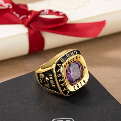 Personalized Name Engraved Graduation Ring Best Gift For Graduates