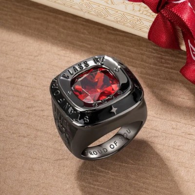 Personalized Name Engraved Graduation Ring Best Gift For Graduates