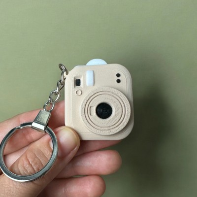 Custom Mini Camera Keychain With Personalized Photo Unique Gift For Photographers