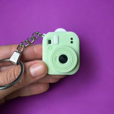 Custom Mini Camera Keychain With Personalized Photo Unique Gift For Photographers