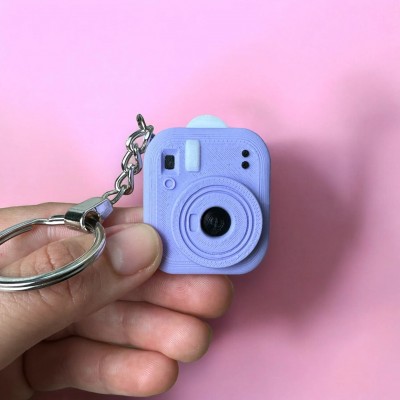 Custom Mini Camera Keychain With Personalized Photo Unique Gift For Photographers