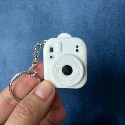 Custom Mini Camera Keychain With Personalized Photo Unique Gift For Photographers