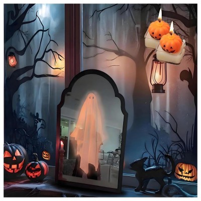 Halloween Novelty Ghost Mirror Scary Ghost Interior Decoration