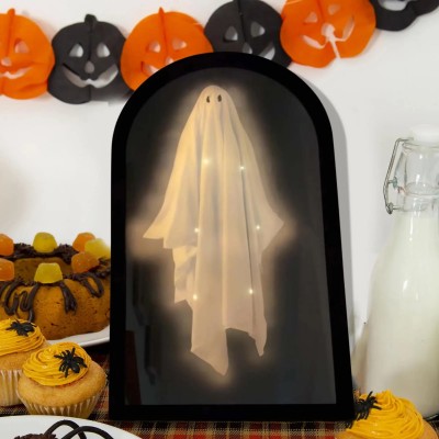 Halloween Novelty Ghost Mirror Scary Ghost Interior Decoration
