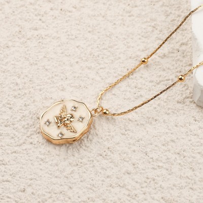 Personalized Guardian Angel Necklace With Photo Memorial Jewelry