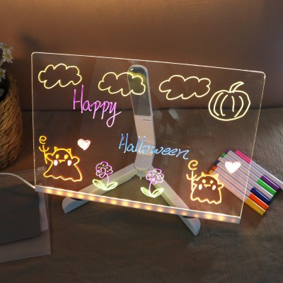 Personalized Children's Acrylic LED Light Drawing Board Best Gift For Kids