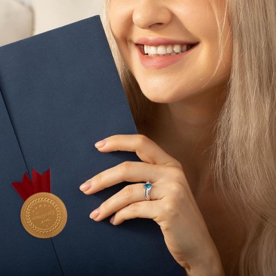 Personalized Name Engraved Graduation Ring Best Gift For Graduates