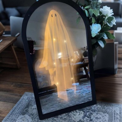 Halloween Novelty Ghost Mirror Scary Ghost Interior Decoration